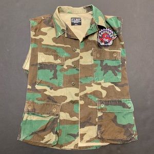 Camo Vest with Toronto Raptors Logo